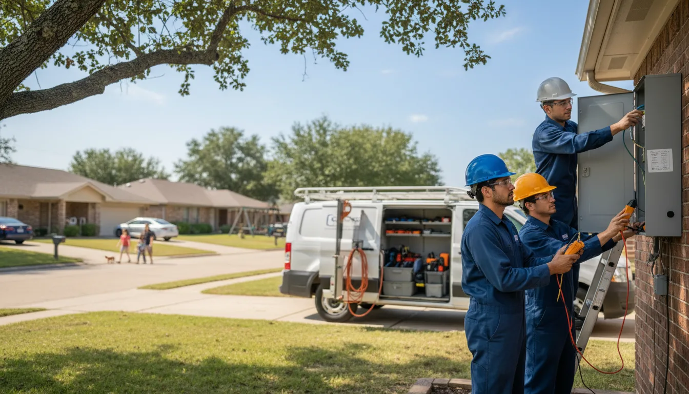 Certified electrician providing emergency electrical services in Vernon, AZ